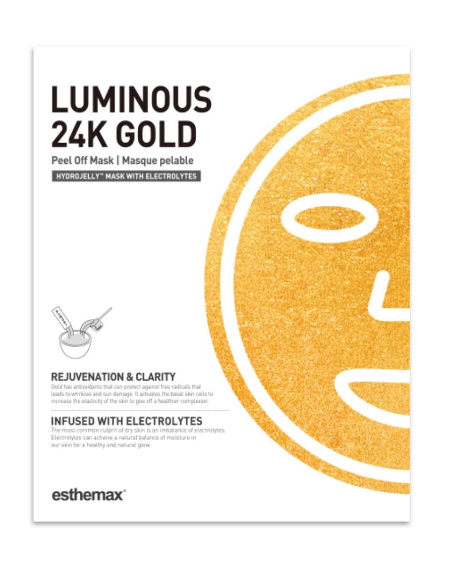 ESTHEMAX LUMINOUS 24K GOLD HYDROJELLY® MASK