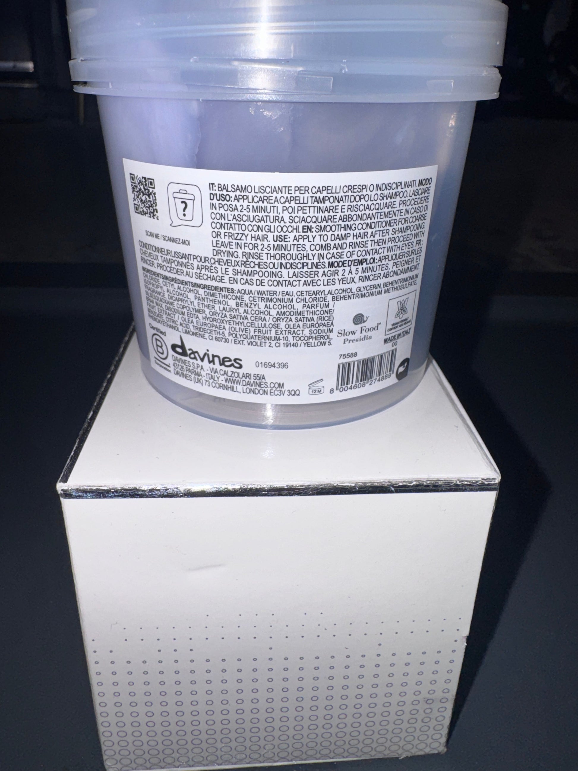 Davines LOVE Conditioner back