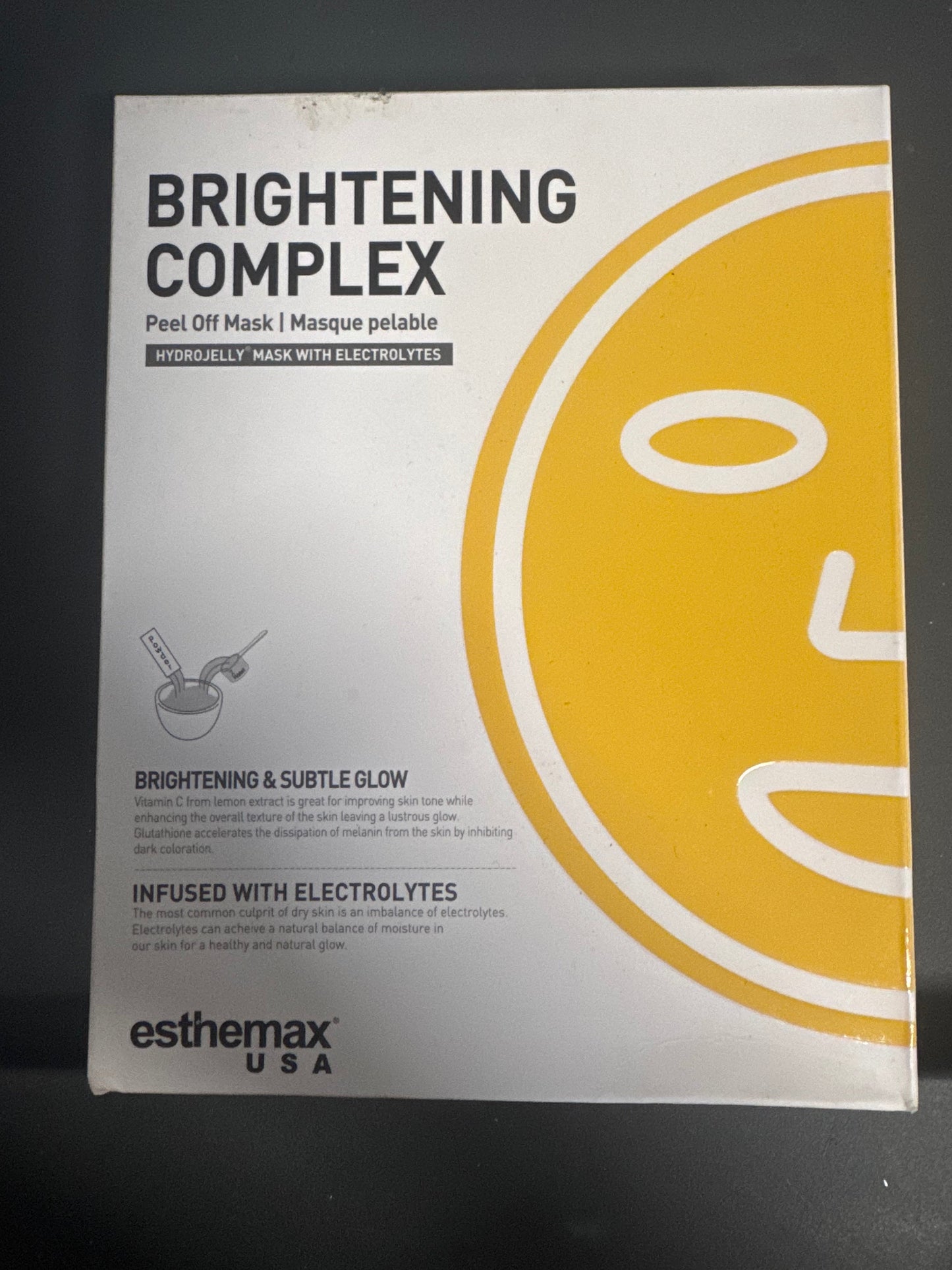 Esthemax Brightening Hydrojelly Mask front