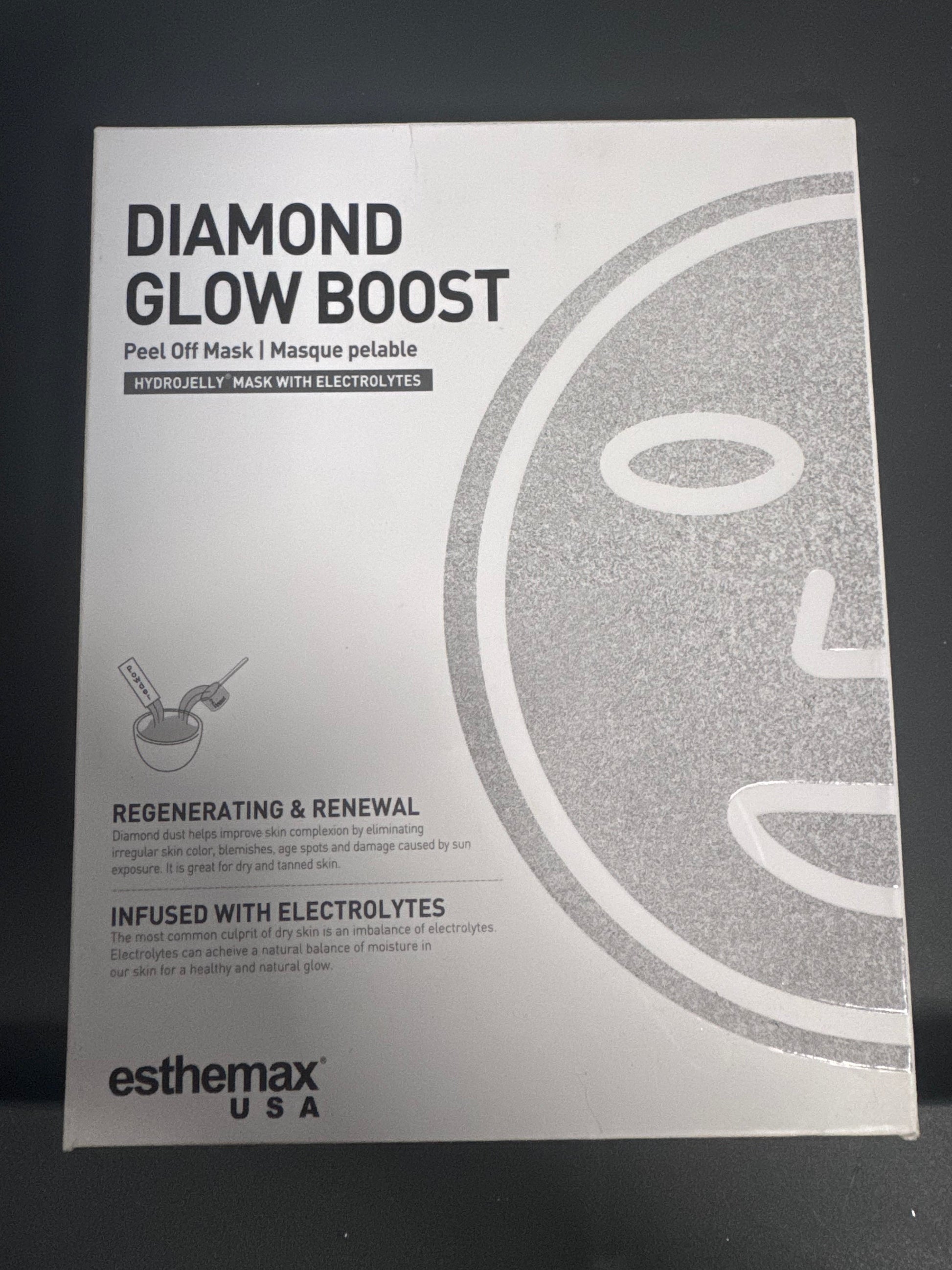 Esthemax Diamond Glow Boost Hydrojelly Mask front